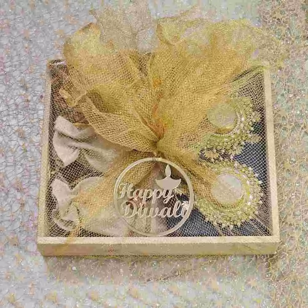 Luxury Festive Tray Hamper with Coffee and Almonds